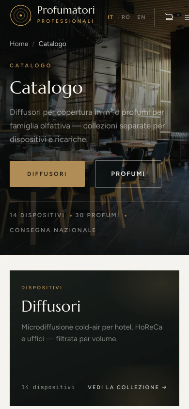Profumatori Professionali — mobile